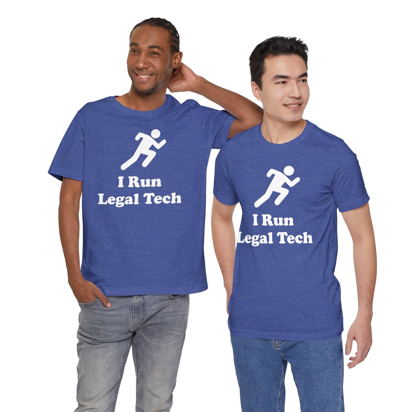 I Run Legal Tech - Unisex Soft Heather T-Shirt