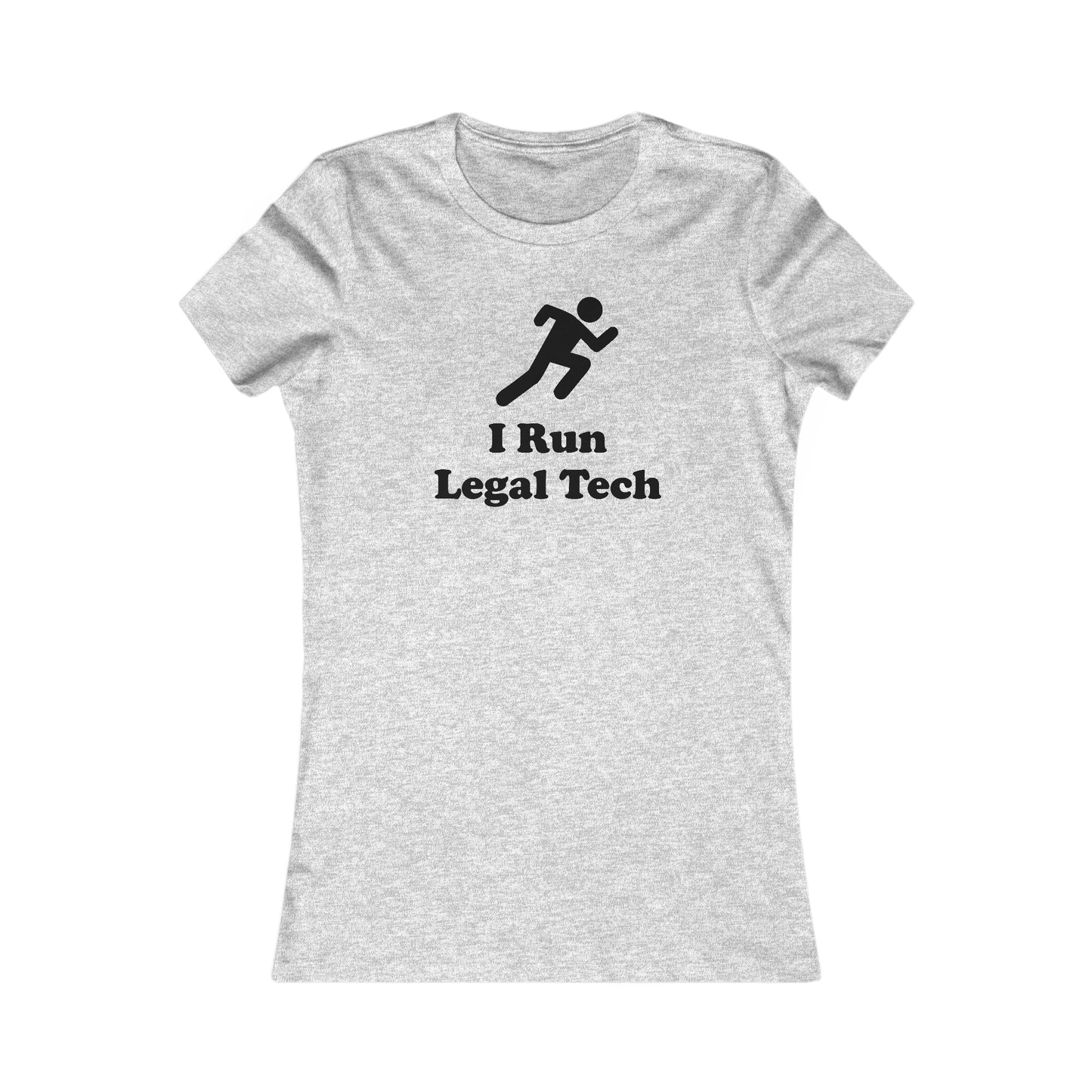 I Run Legal Tech - Women's - Soft Heather T-Shirt