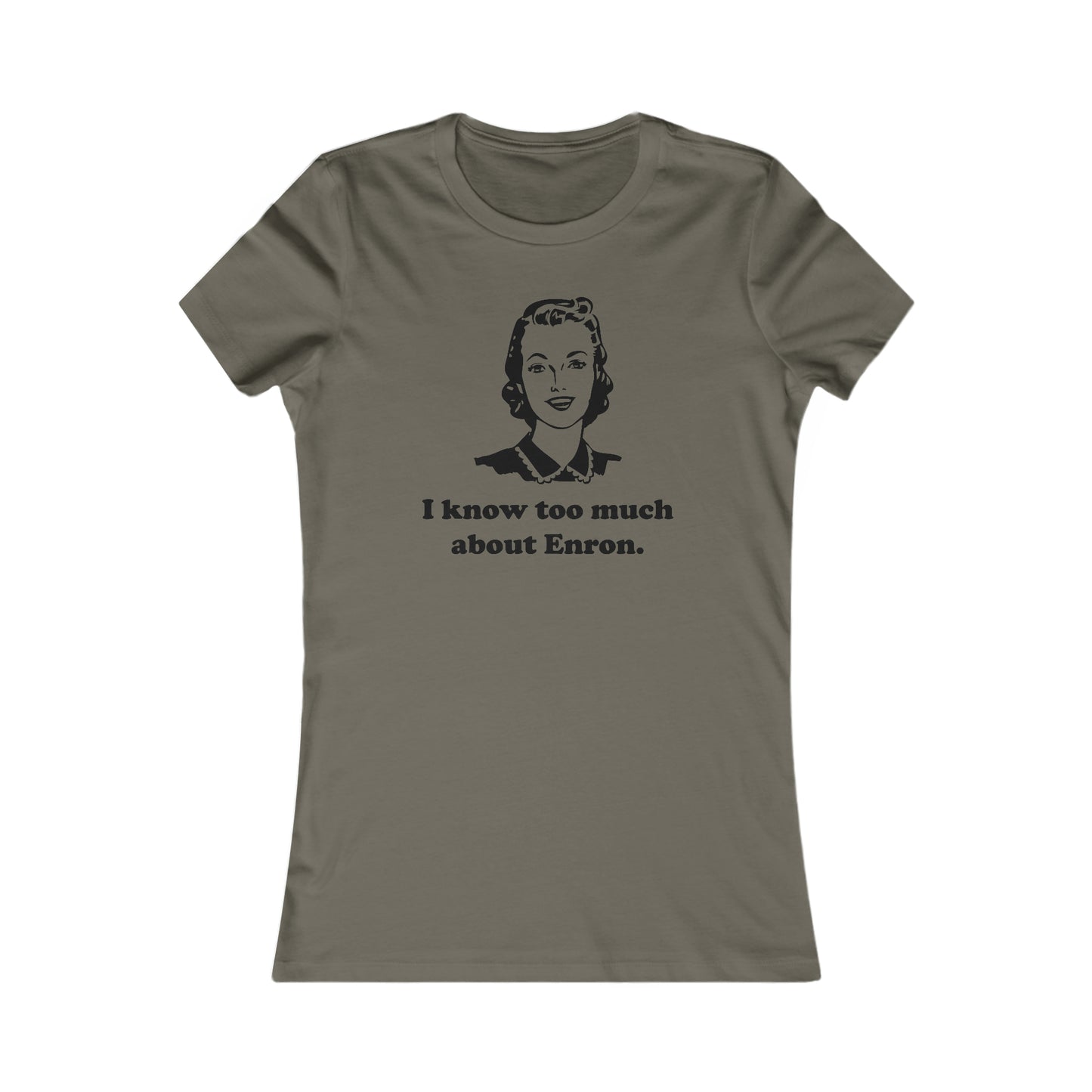 I Know Too Much About Enron - Women’s - Soft Heather T-Shirt