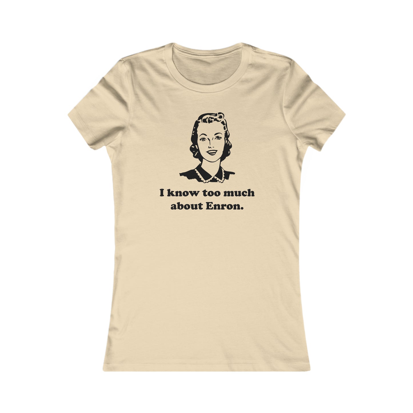 I Know Too Much About Enron - Women’s - Soft Heather T-Shirt