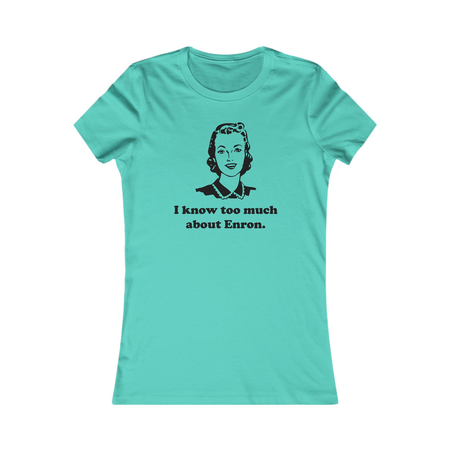 I Know Too Much About Enron - Women’s - Soft Heather T-Shirt