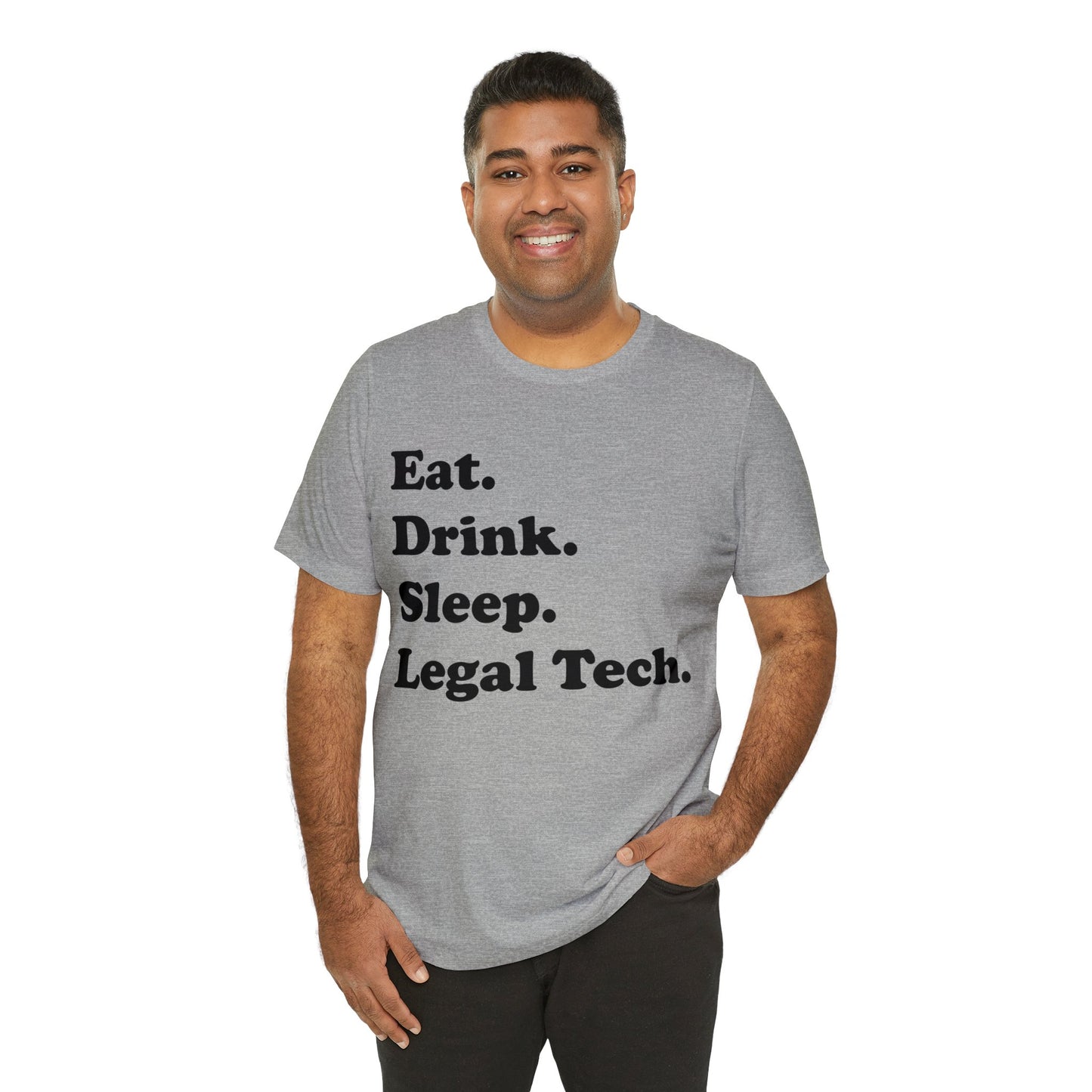 Eat. Drink. Sleep. Legal Tech. - Unisex Soft Heather T-Shirt