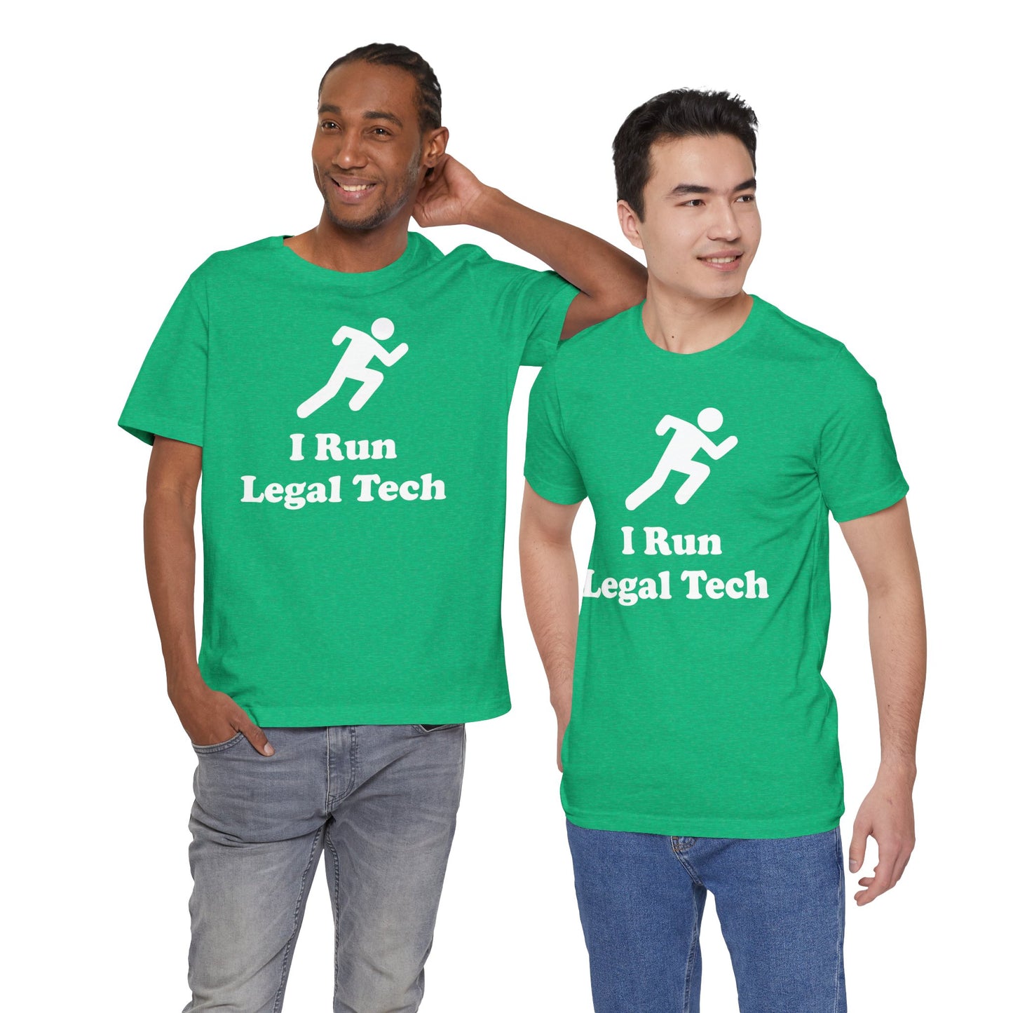 I Run Legal Tech - Unisex Soft Heather T-Shirt