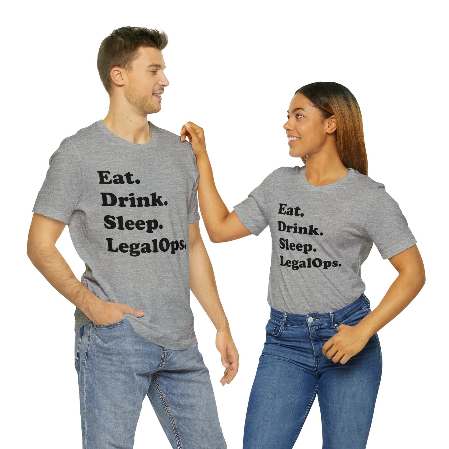 Eat. Drink. Sleep. Legal Ops. - Unisex Soft Heather T-Shirt