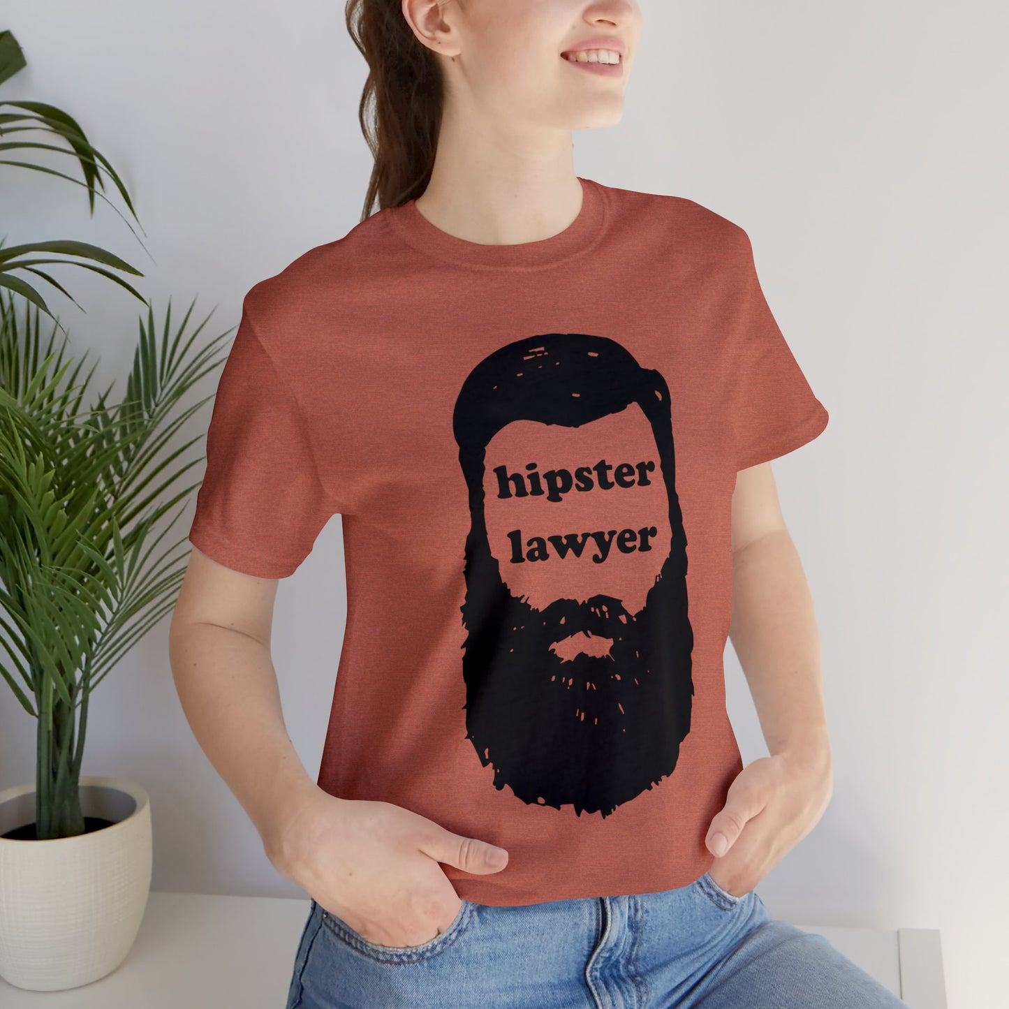 Hipster Lawyer - Unisex - Soft Heather T-Shirt