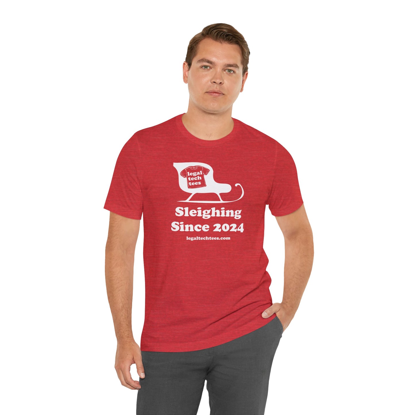 Sleighing Since 2024 - Unisex Soft Heather T-Shirt