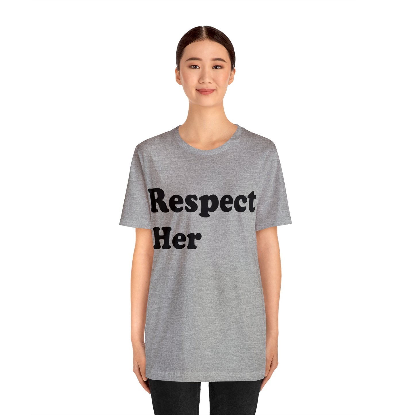 Respect Her - Unisex Soft Heather T-Shirt