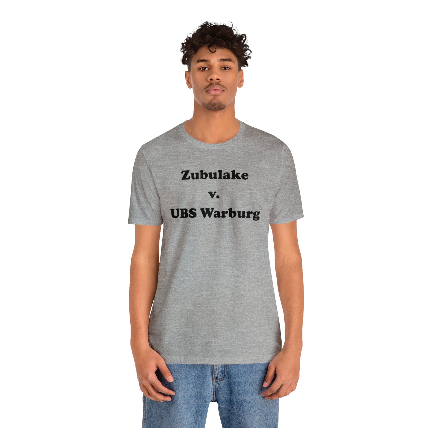 Zubulake v. UBS Warburg - Unisex - Soft Heather T-Shirt