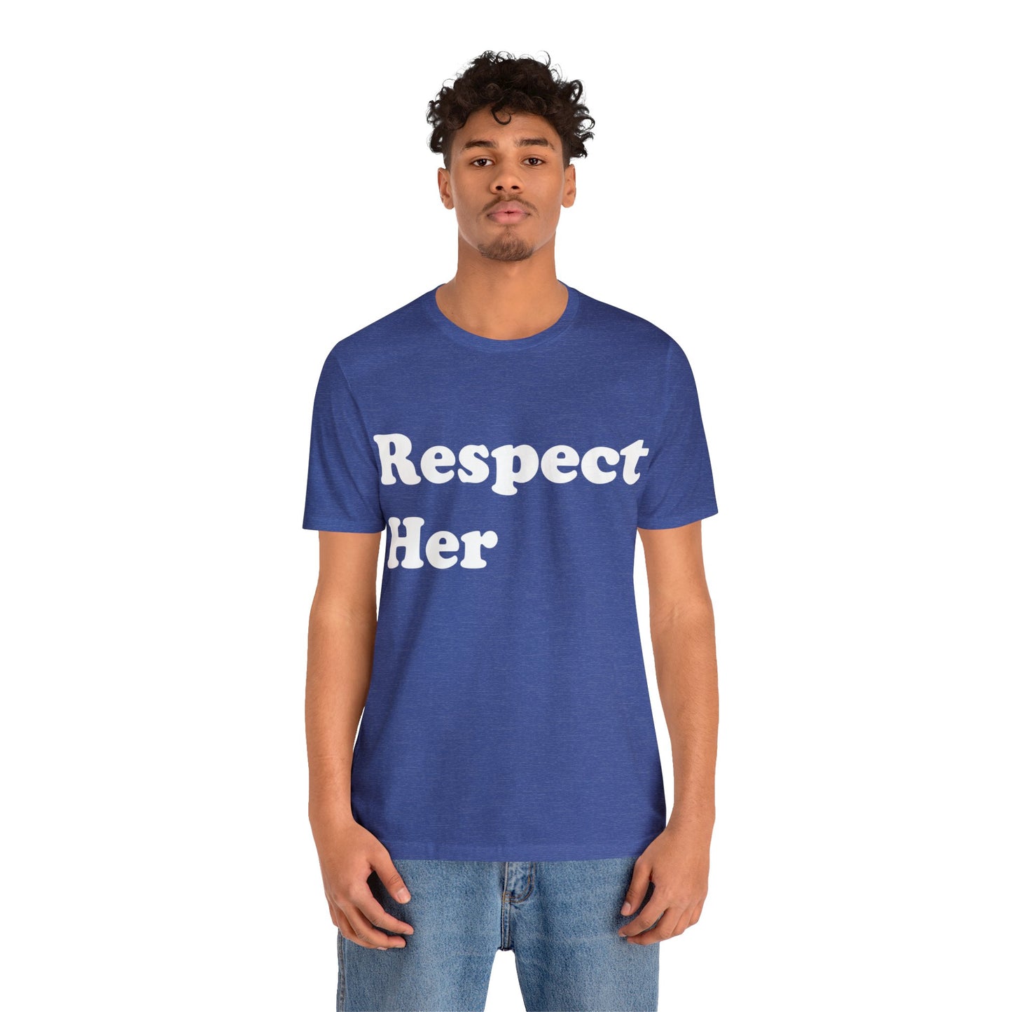 Respect Her - Unisex Soft Heather T-Shirt