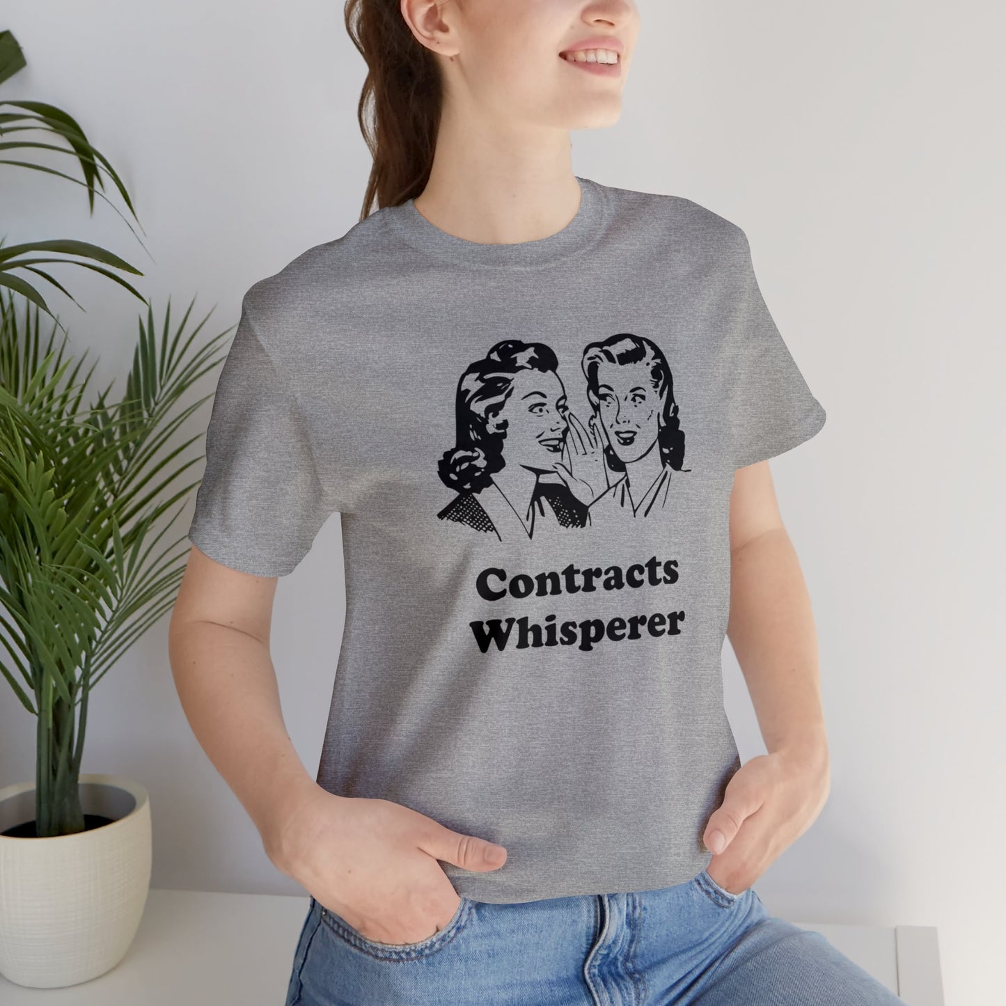 Contracts Whisperer - Unisex - Soft Heather T-Shirt