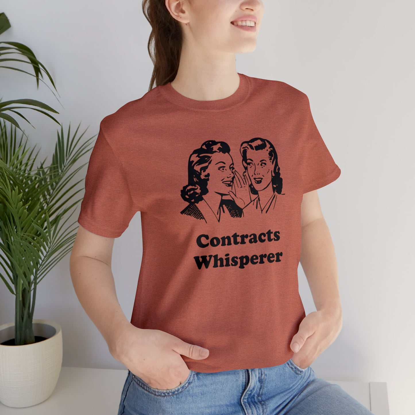 Contracts Whisperer - Unisex - Soft Heather T-Shirt