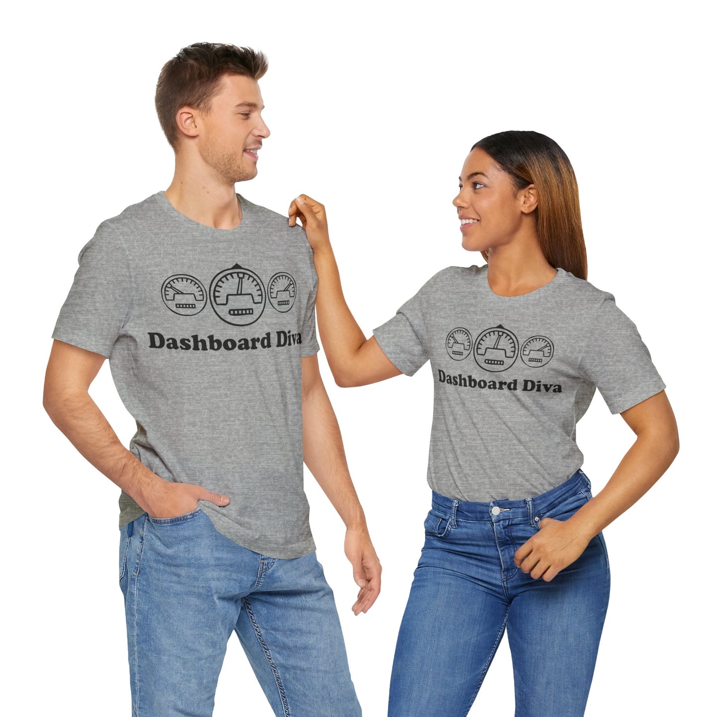 Dashboard Diva - Unisex Soft Heather T-Shirt