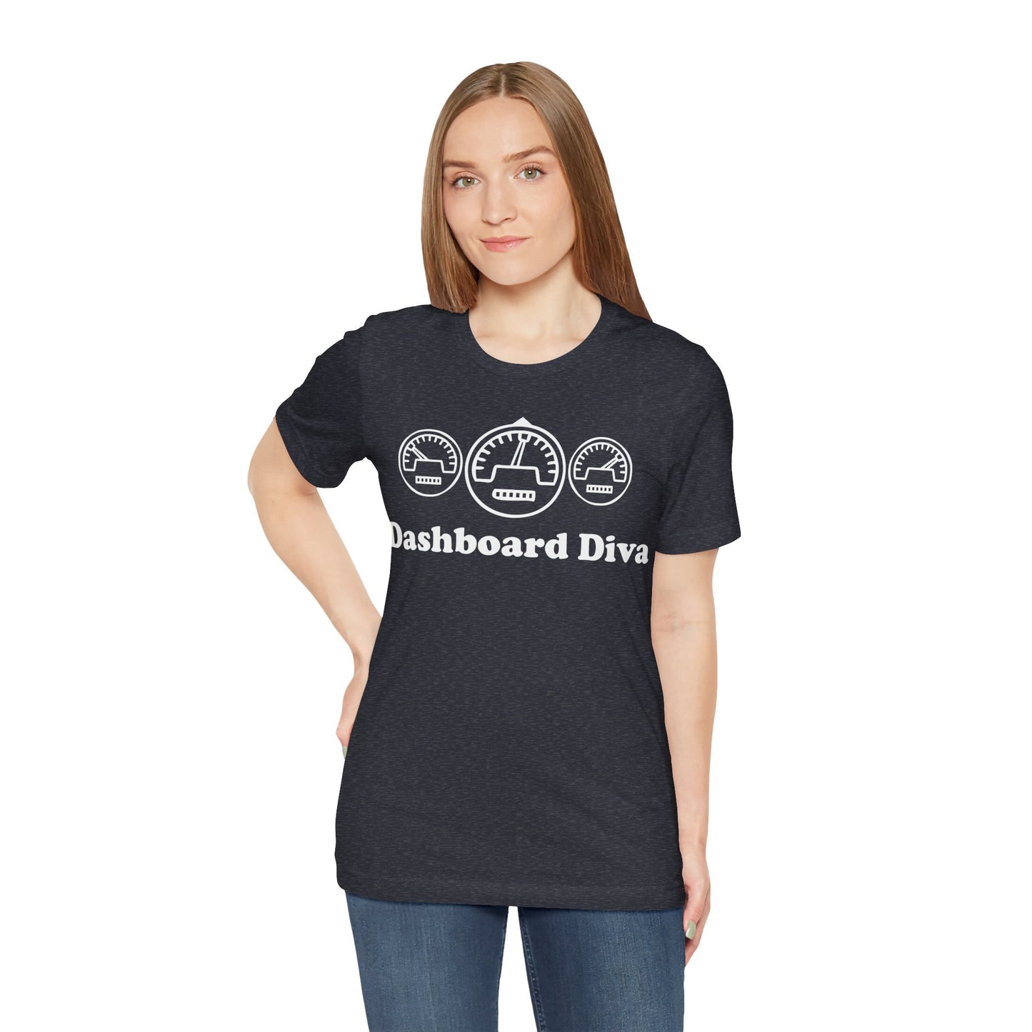 Dashboard Diva - Unisex Soft Heather T-Shirt