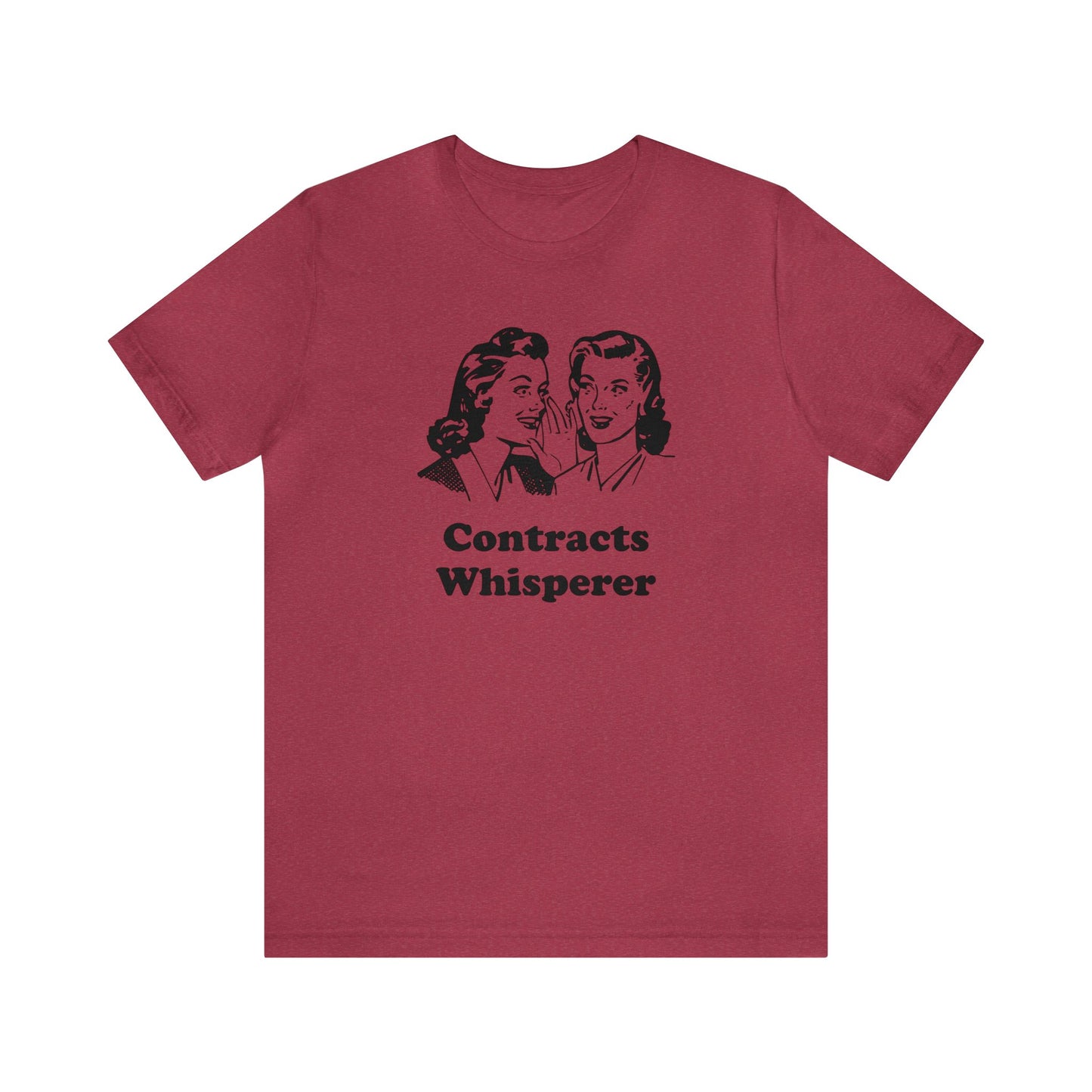 Contracts Whisperer - Unisex - Soft Heather T-Shirt