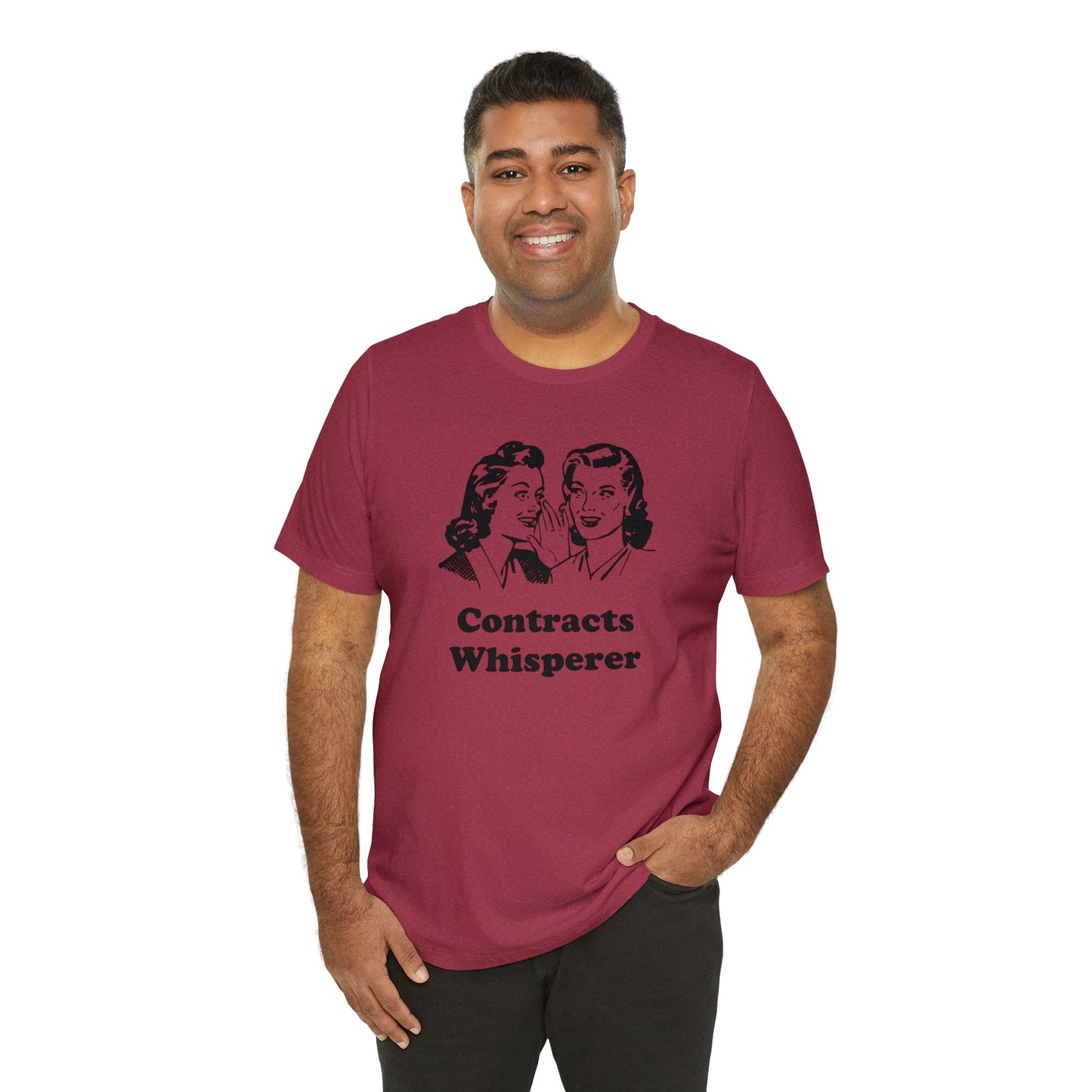 Contracts Whisperer - Unisex - Soft Heather T-Shirt