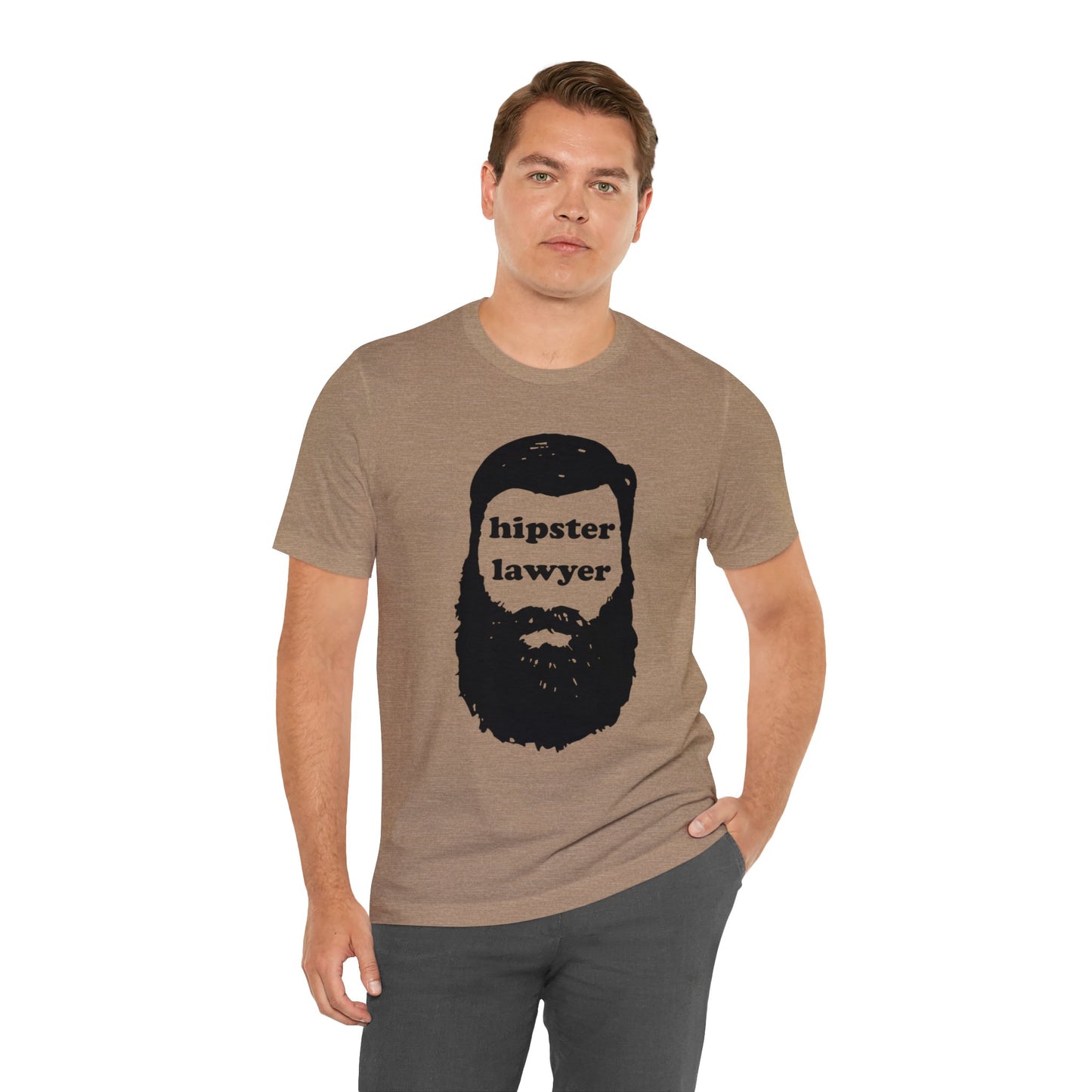 Hipster Lawyer - Unisex - Soft Heather T-Shirt