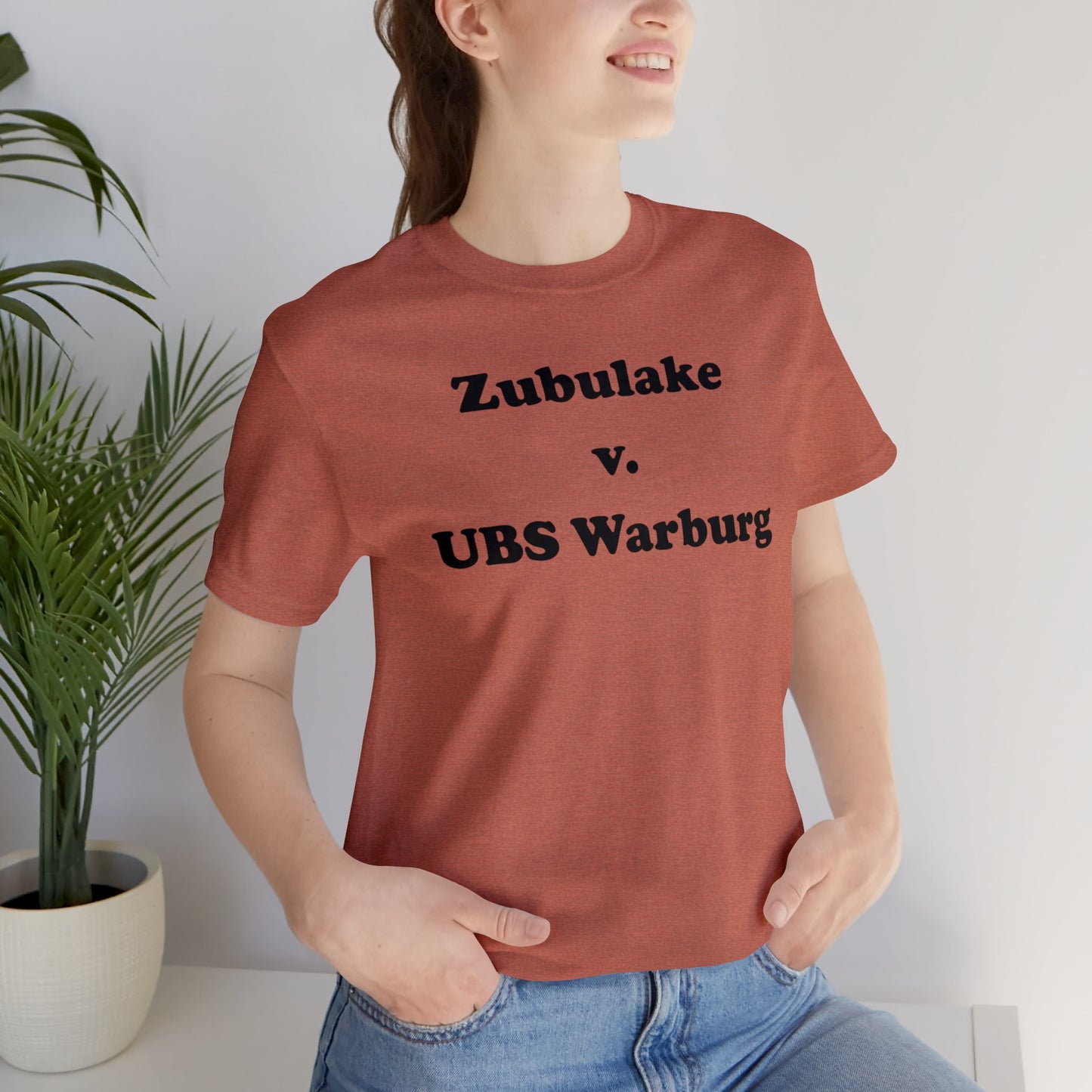 Zubulake v. UBS Warburg - Unisex - Soft Heather T-Shirt