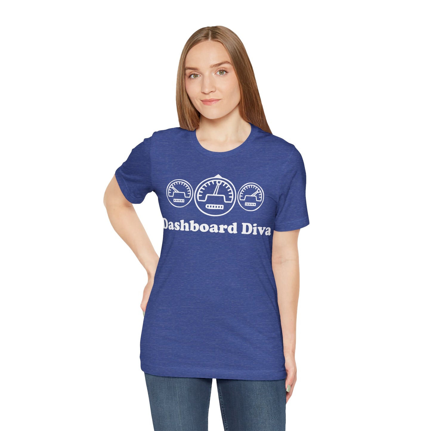 Dashboard Diva - Unisex Soft Heather T-Shirt