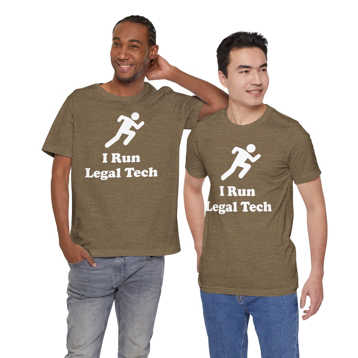 I Run Legal Tech - Unisex Soft Heather T-Shirt