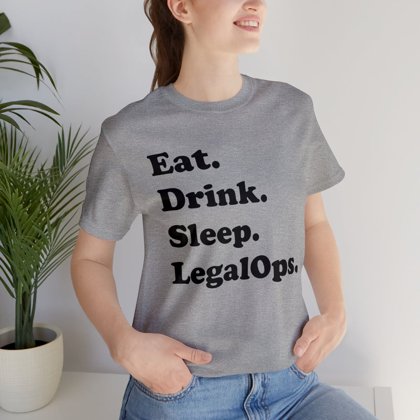 Eat. Drink. Sleep. Legal Ops. - Unisex Soft Heather T-Shirt