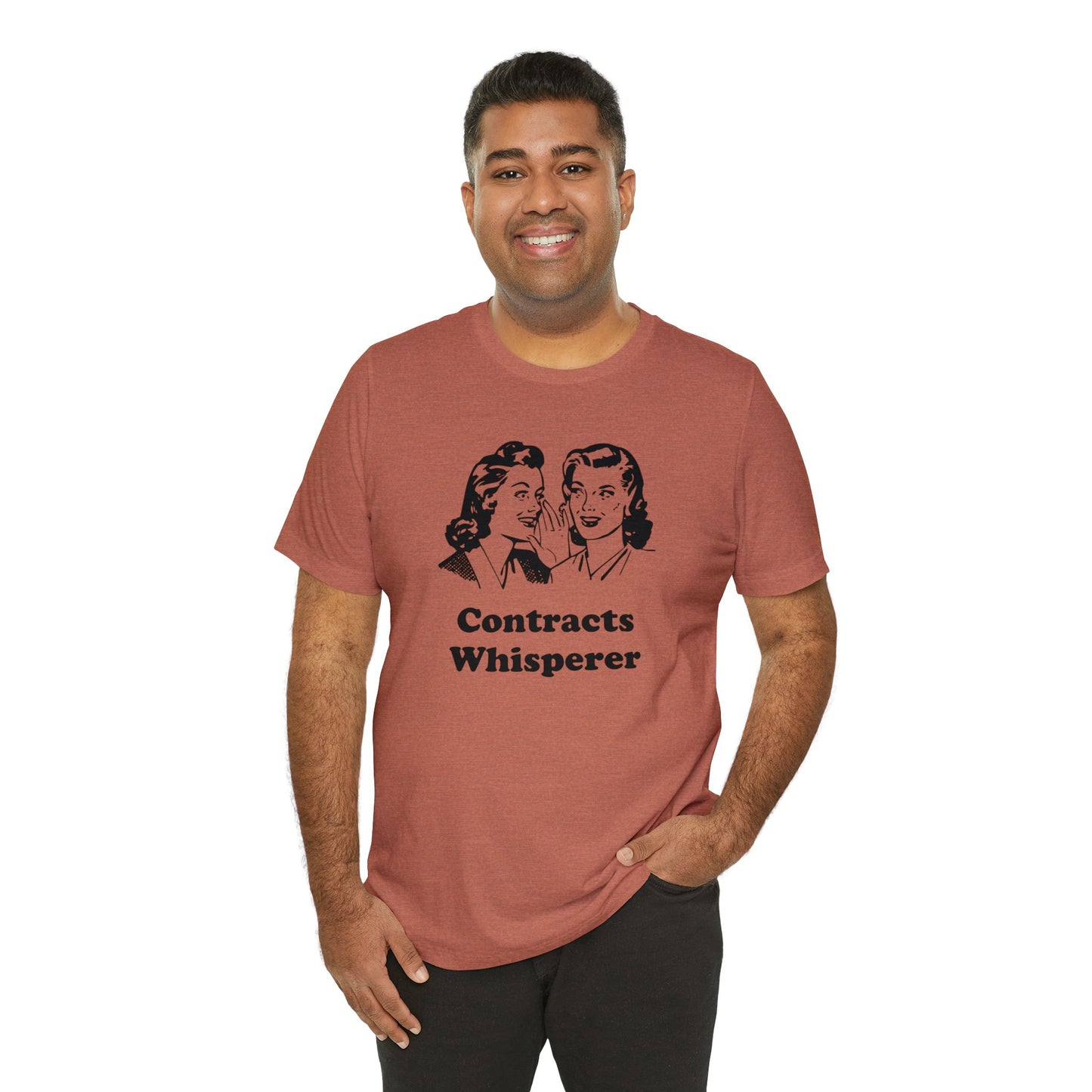 Contracts Whisperer - Unisex - Soft Heather T-Shirt