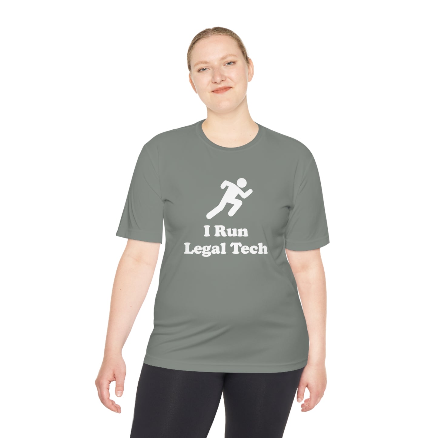 I Run Legal Tech - Unisex Moisture Wicking Tee