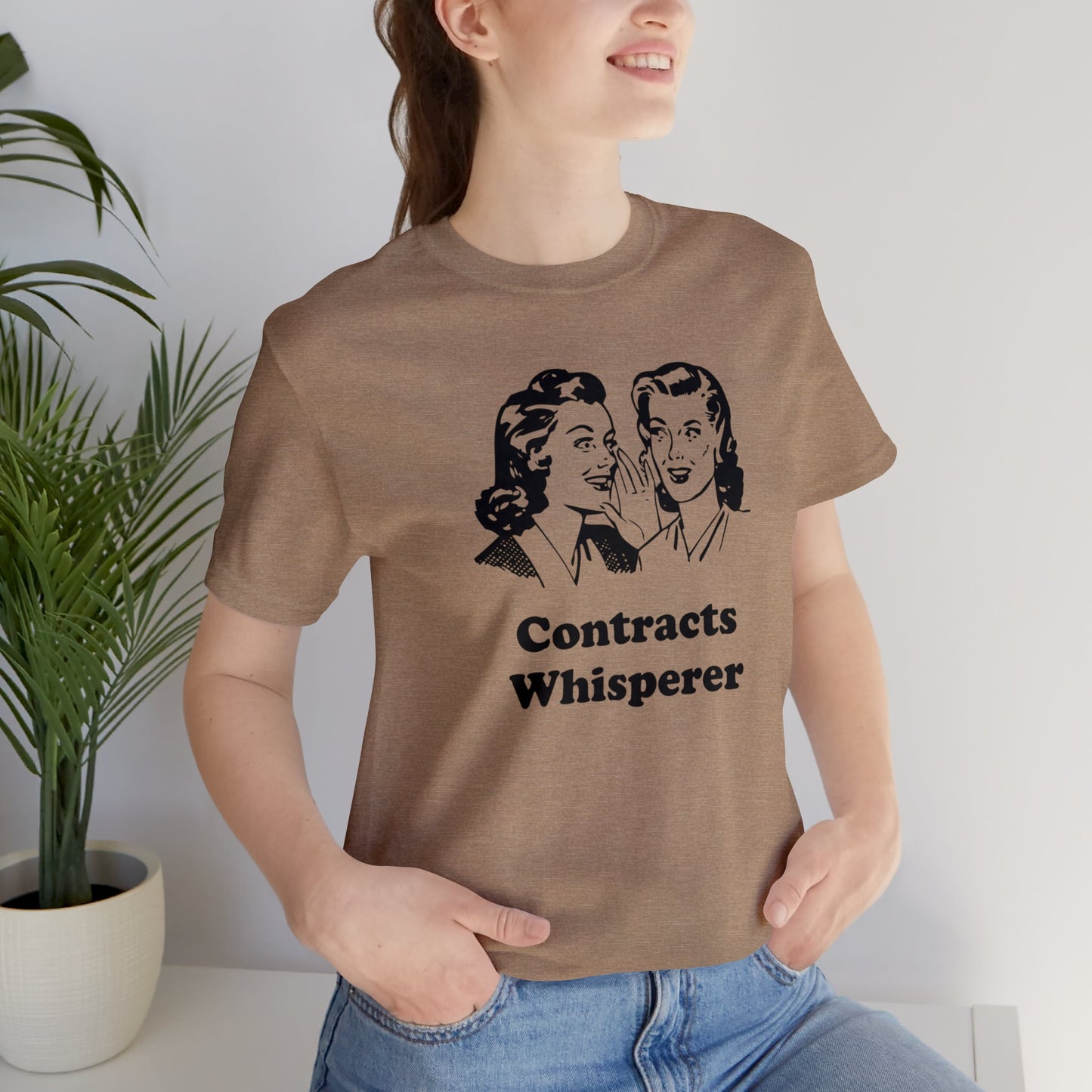 Contracts Whisperer - Unisex - Soft Heather T-Shirt