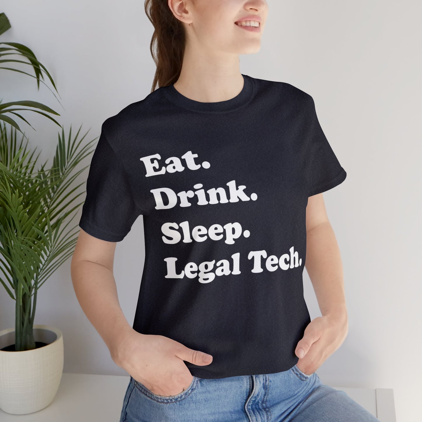 Eat. Drink. Sleep. Legal Tech. - Unisex Soft Heather T-Shirt