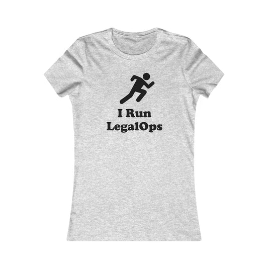 I Run LegalOps - Women's - Soft Heather T-Shirt