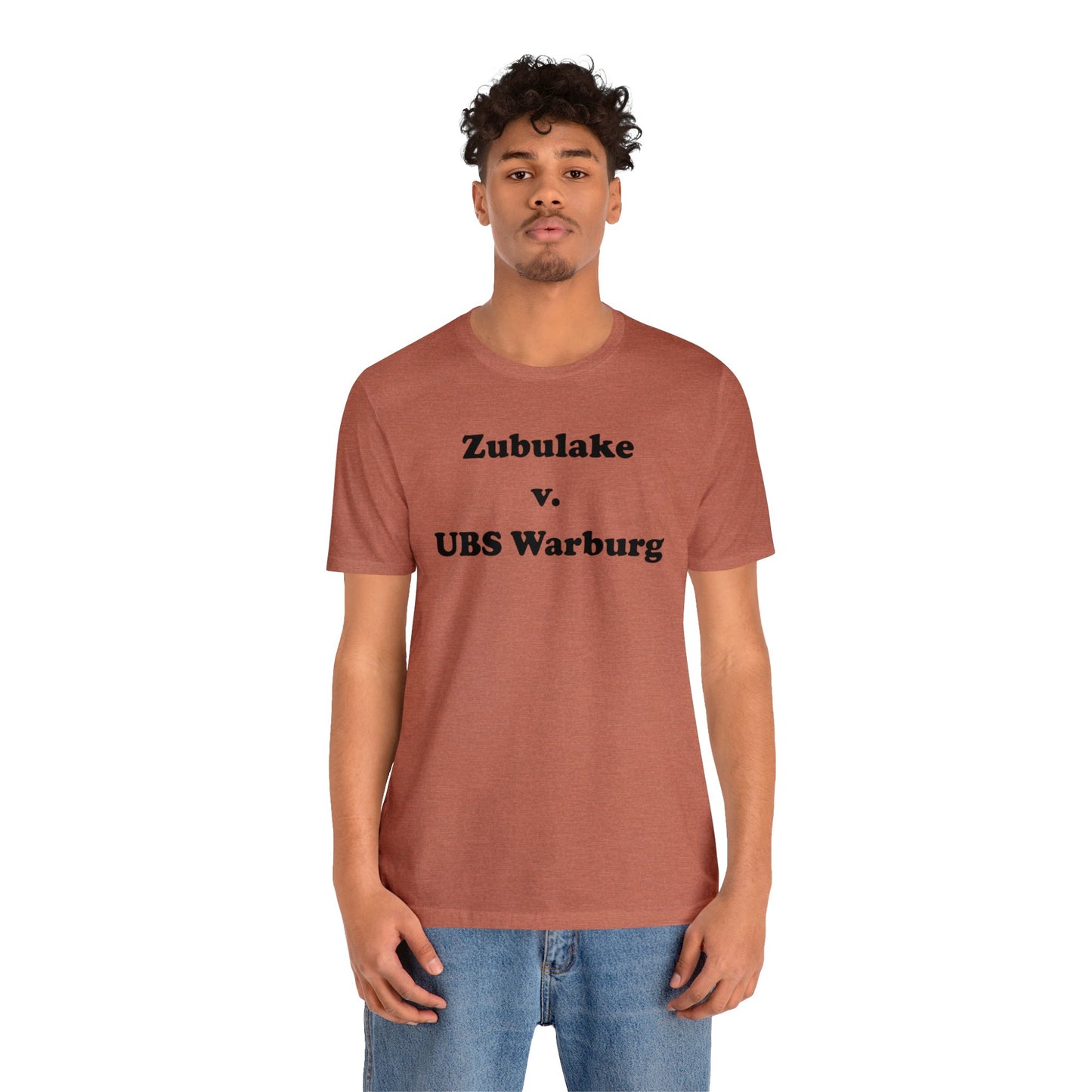 Zubulake v. UBS Warburg - Unisex - Soft Heather T-Shirt