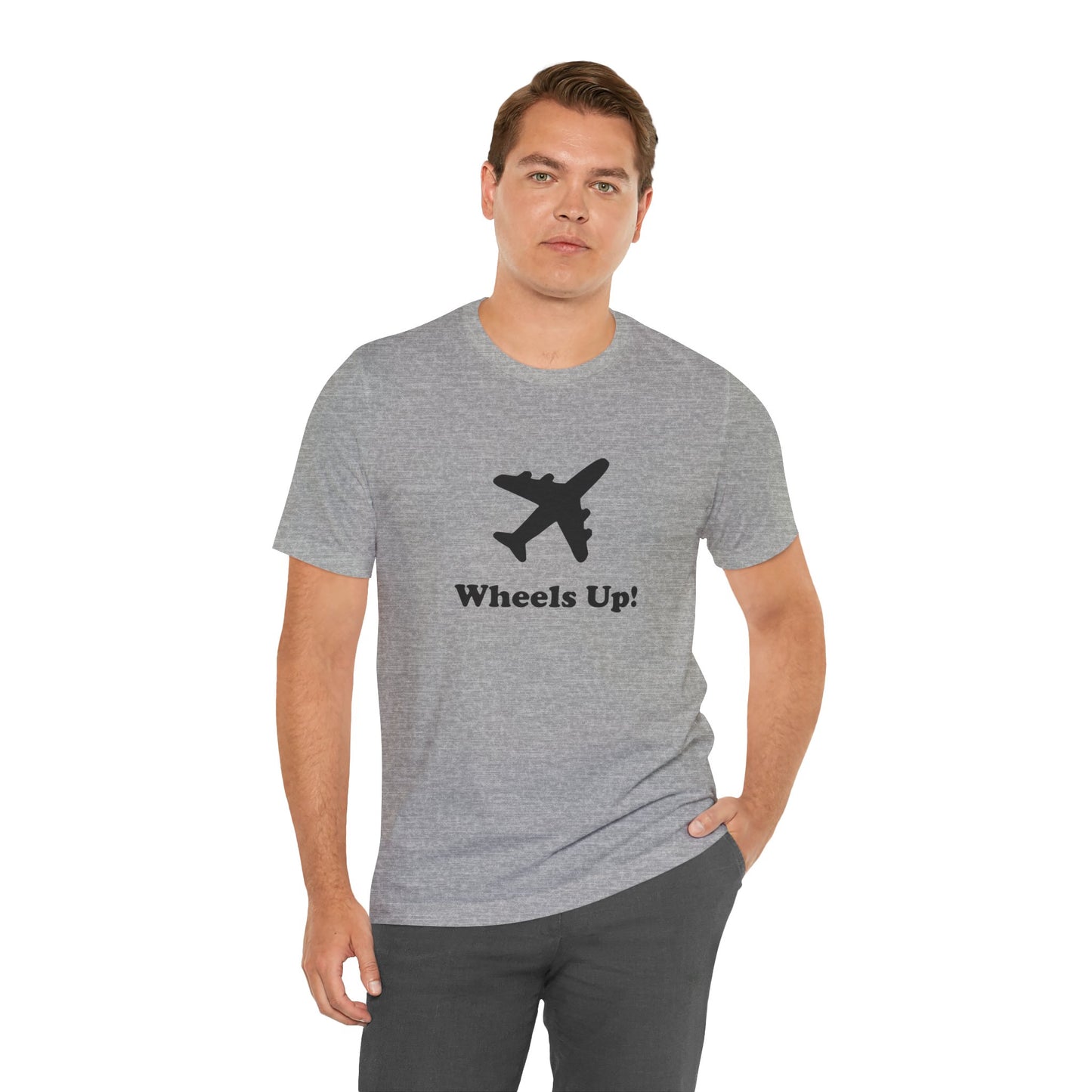 Wheels Up! - Unisex Soft Heather T-Shirt