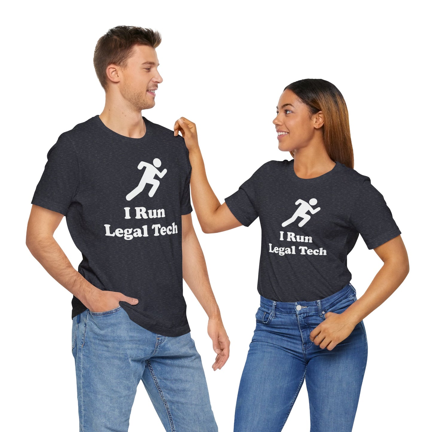 I Run Legal Tech - Unisex Soft Heather T-Shirt