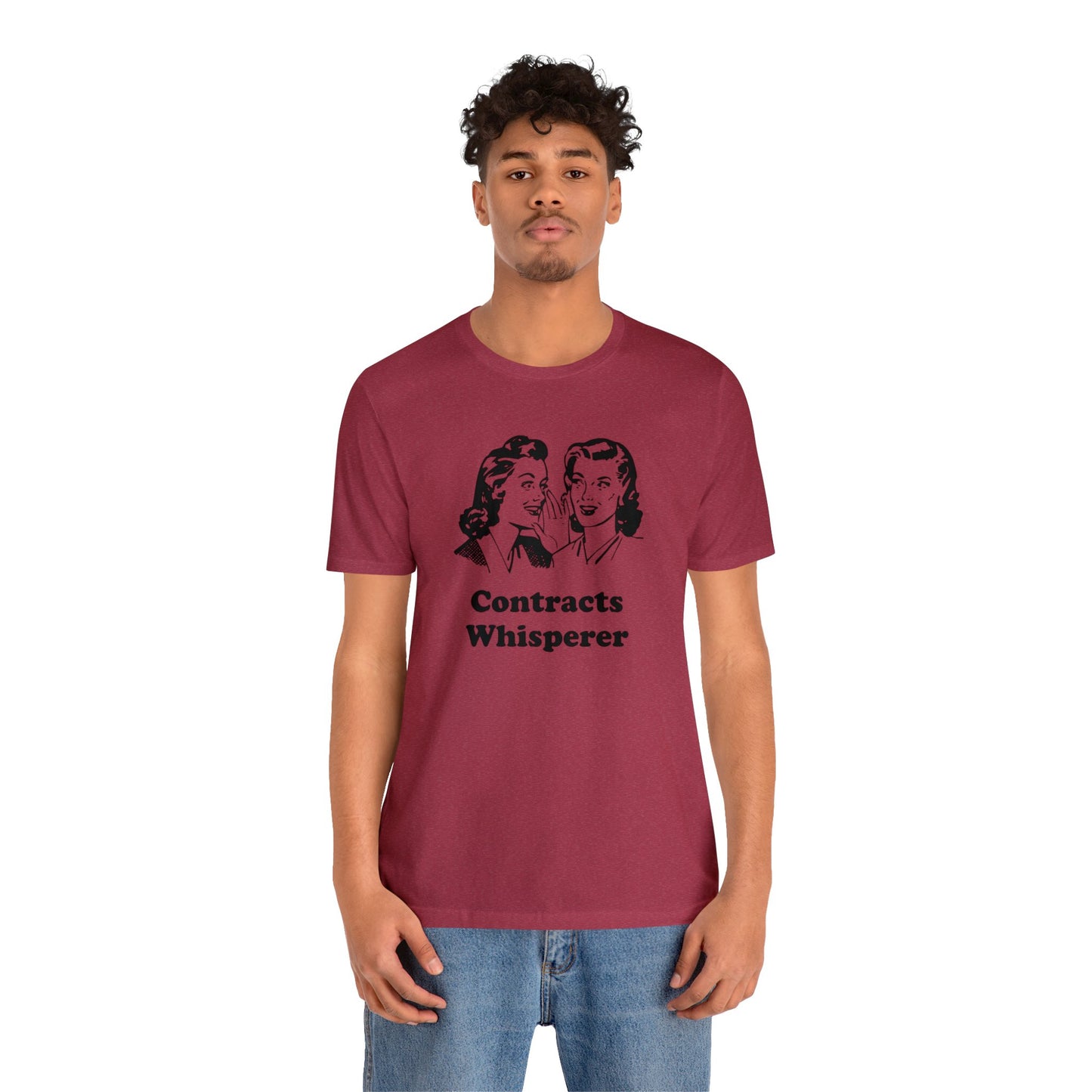 Contracts Whisperer - Unisex - Soft Heather T-Shirt