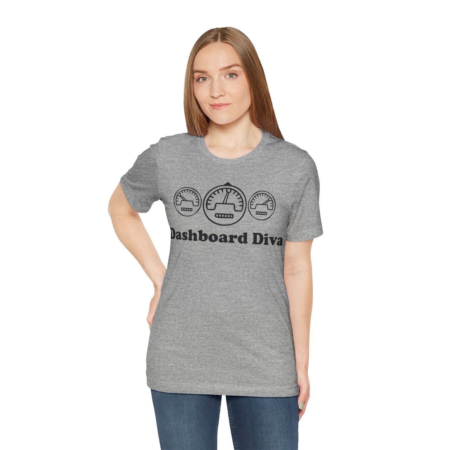 Dashboard Diva - Unisex Soft Heather T-Shirt