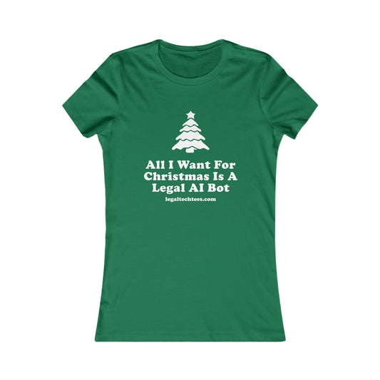 All I Want For Christmas - Women’s - Soft Heather T-Shirt