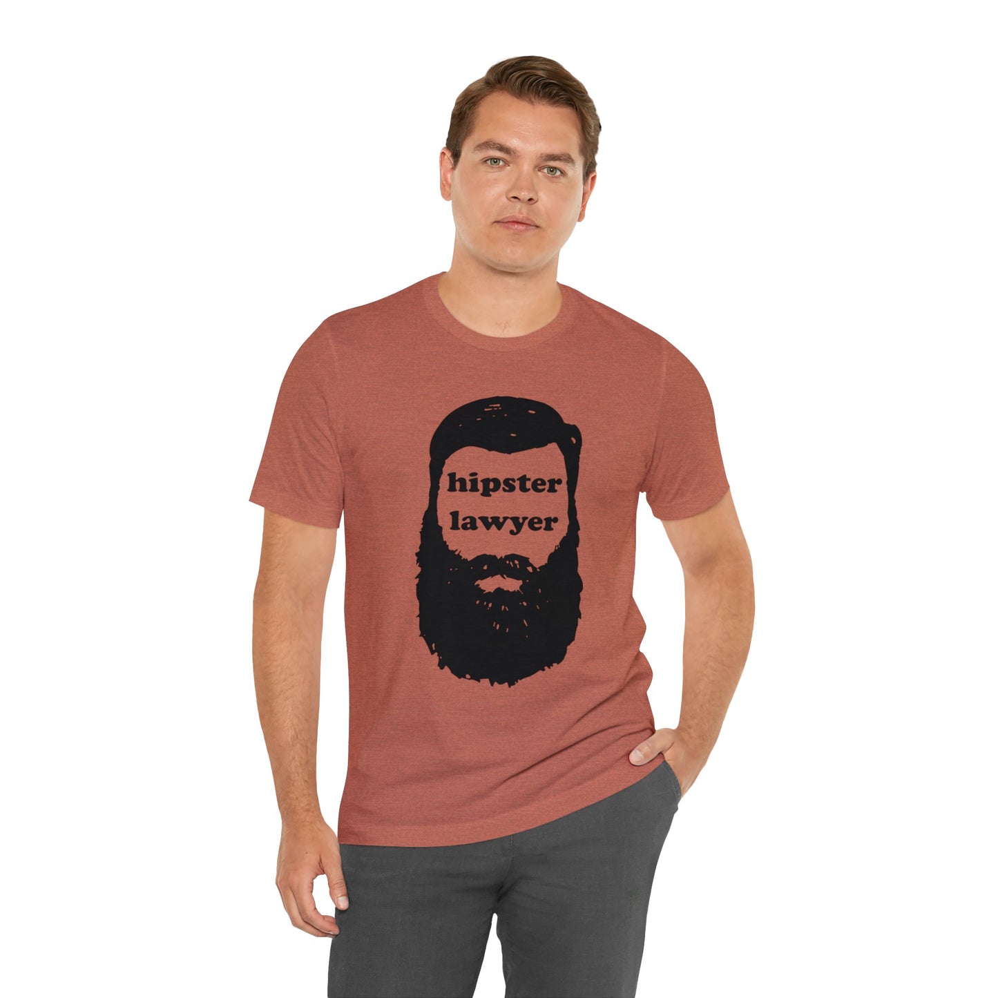 Hipster Lawyer - Unisex - Soft Heather T-Shirt