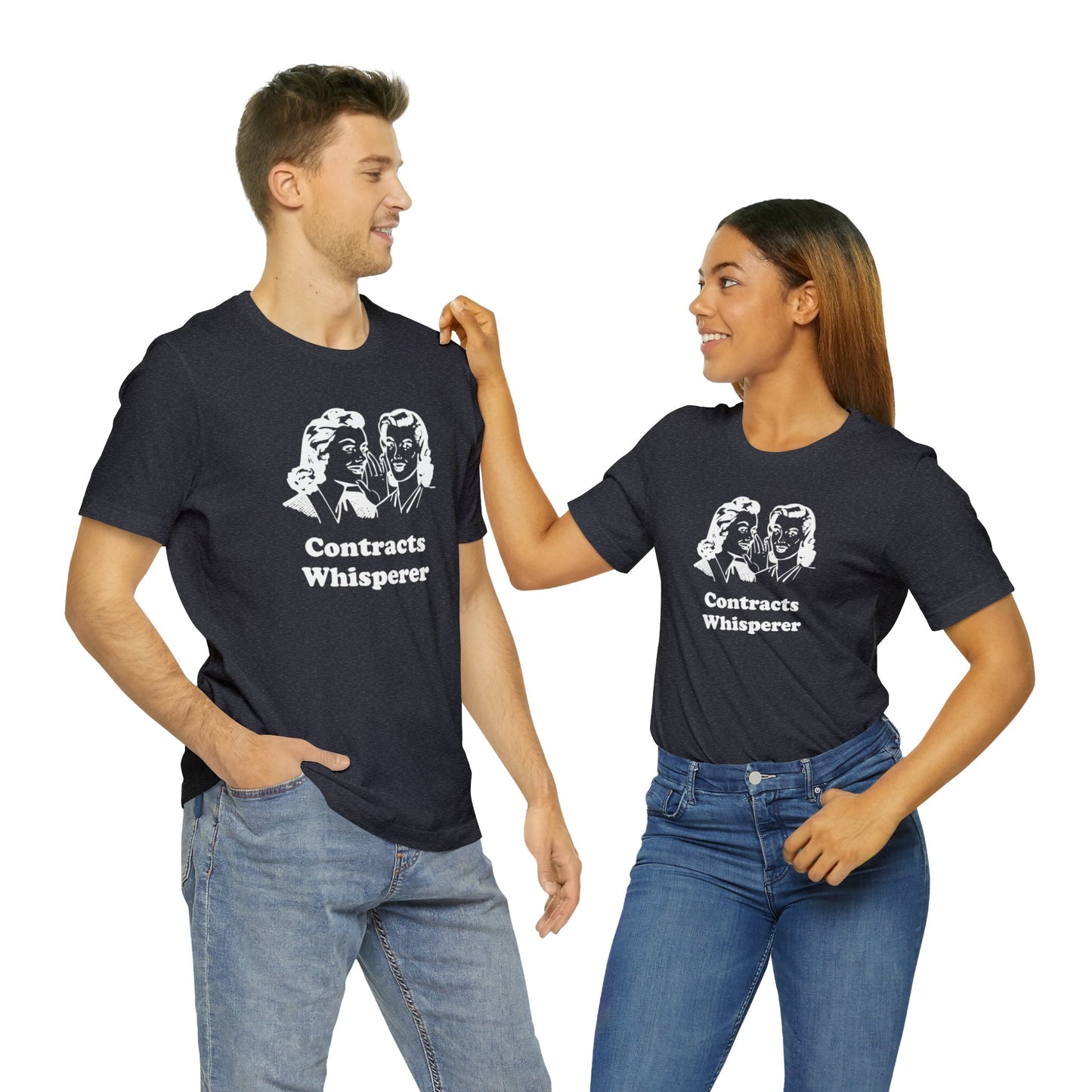 Contracts Whisperer - Unisex - Soft Heather T-Shirt