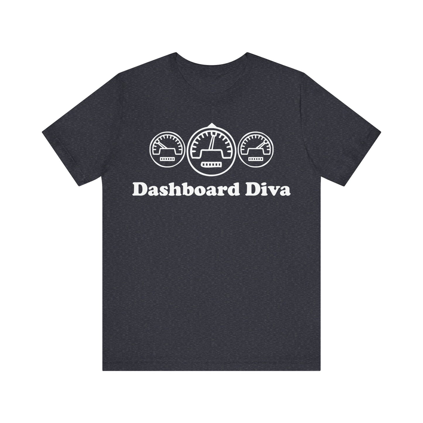 Dashboard Diva - Unisex Soft Heather T-Shirt