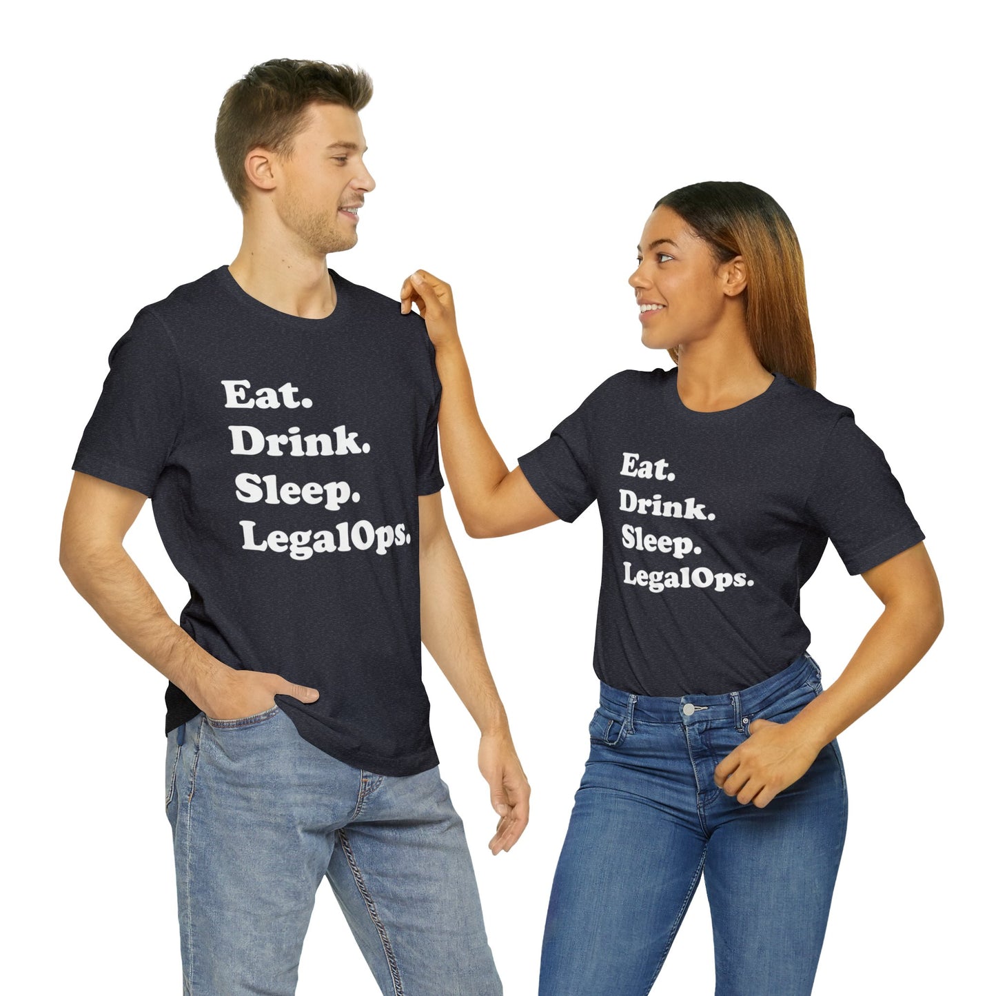 Eat. Drink. Sleep. Legal Ops. - Unisex Soft Heather T-Shirt