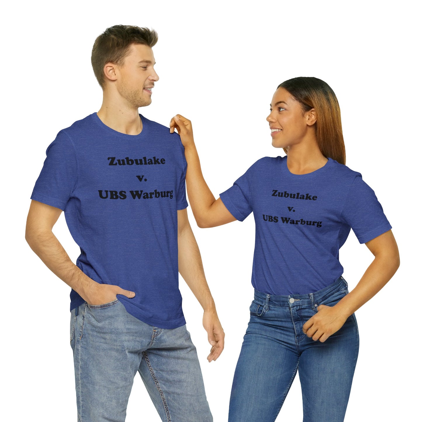 Zubulake v. UBS Warburg - Unisex - Soft Heather T-Shirt