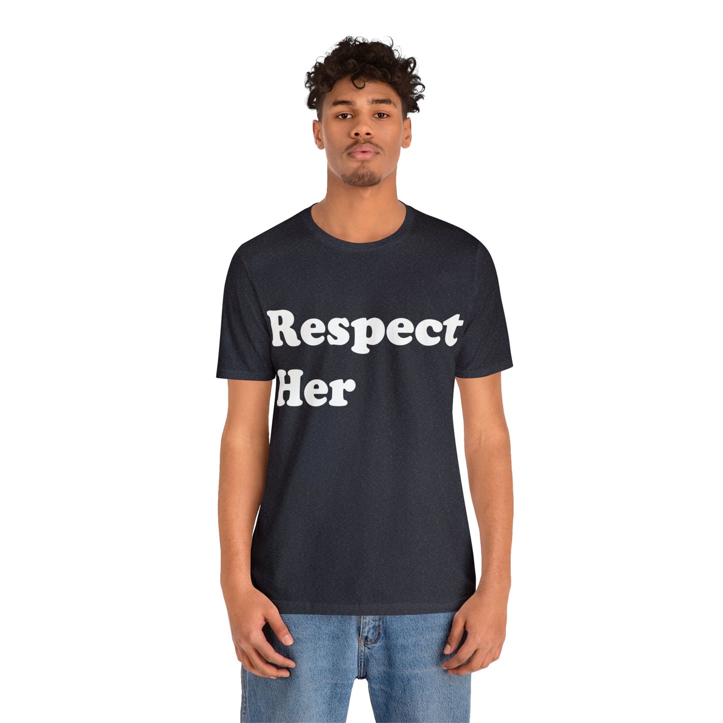 Respect Her - Unisex Soft Heather T-Shirt