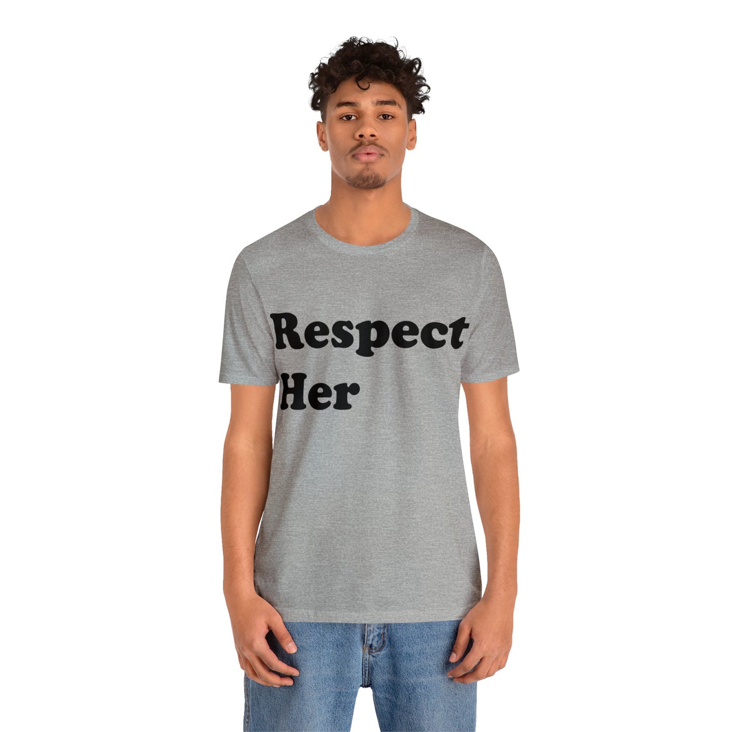 Respect Her - Unisex Soft Heather T-Shirt