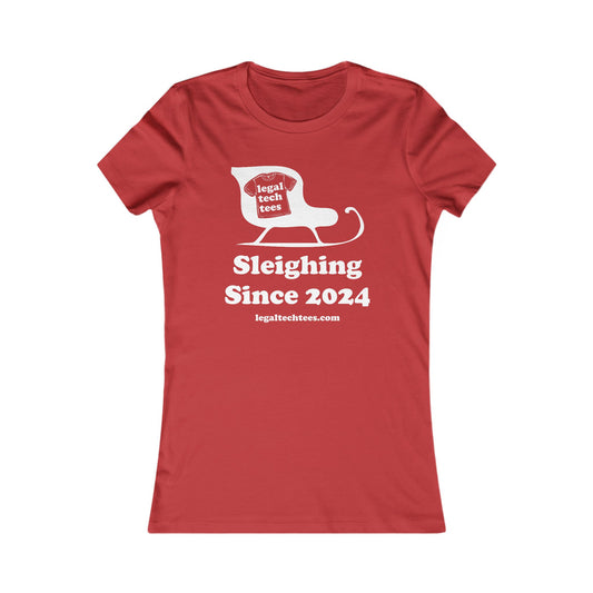Sleighing Since 2024 - Women’s - Soft Heather T-Shirt