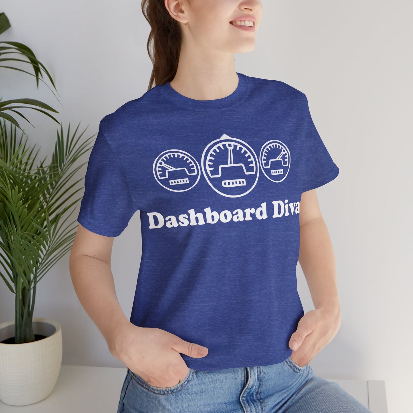 Dashboard Diva - Unisex Soft Heather T-Shirt