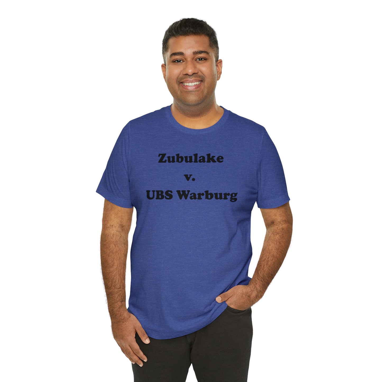 Zubulake v. UBS Warburg - Unisex - Soft Heather T-Shirt