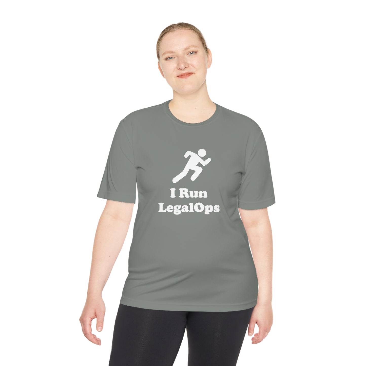 I Run LegalOps - Unisex Moisture Wicking Tee