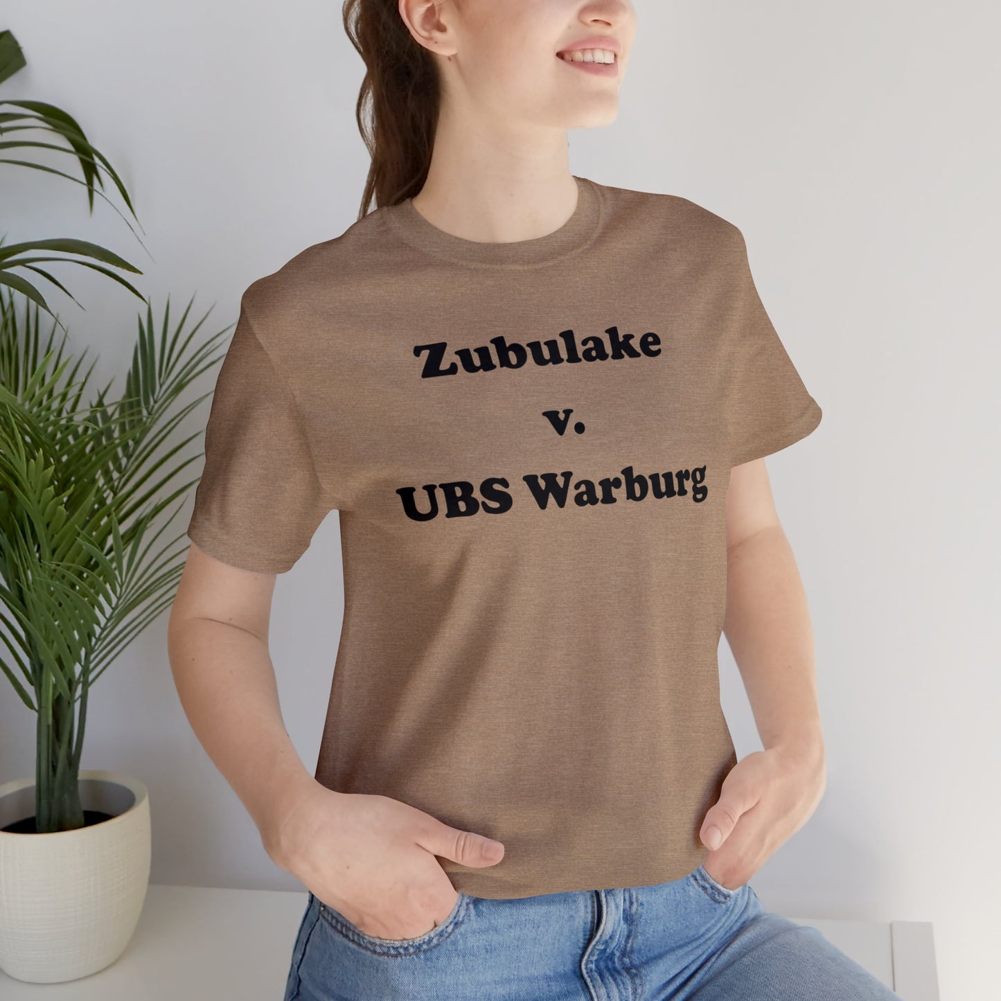 Zubulake v. UBS Warburg - Unisex - Soft Heather T-Shirt